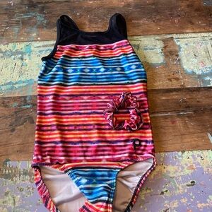 plum practice wear leotard size adult small